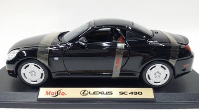 【統一模型玩具店】Maista《Lexus：SC430／黑色》1: 18【缺貨】