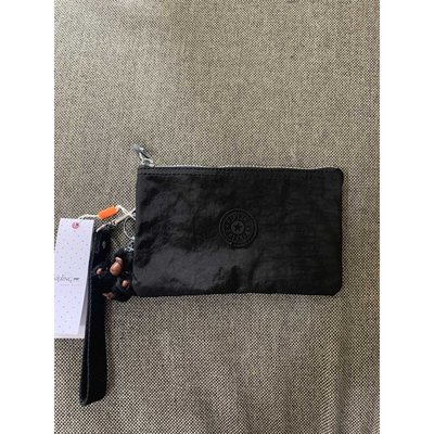 全新 Kipling 猴子包 K13265 黑色 輕便防水 三層手抓包 手拿包 零錢包 鑰匙包 收納包 化妝包卡包