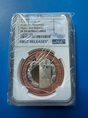 【稀有】雙金屬澳大利亞2020日本東京奧運會雙金屬幣NGC首錢幣 收藏幣 紀念幣-27416【國際藏館】