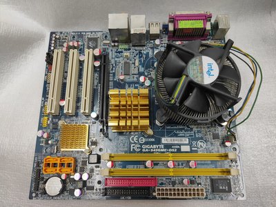 技嘉GA-945GME-DS2主機板 +  Intel Pentium D 處理器820 2.8GCPU含風扇