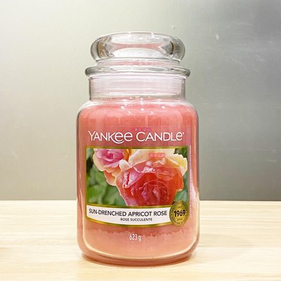 小葵花美妆Yankee Candle 陽光下杏色玫瑰 Sun-Drenched Apricot Rose 623G