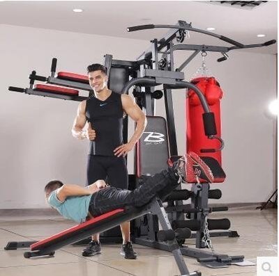『格倫雅』大型健身器材家用多功能綜合訓練器運動器械套裝組合健身房力量型^3583促銷 正品 現貨