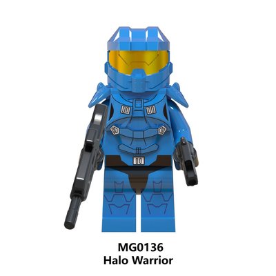 【積木班長】MG0136 HALO 菁英戰士 藍 最後一戰 電玩 槍戰 軍事 人偶 袋裝/相容 樂高 LEGO 積木