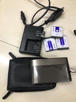 二手 SONY DSC-TX1 數位相機 包含相機本體 8g記憶卡 電池*3 充電線 皮套