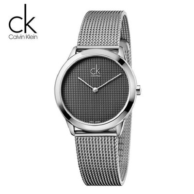 正品Calvin Klein瑞士CK手錶男士女士情侶腕錶休閒石英錶K3M2312Y
