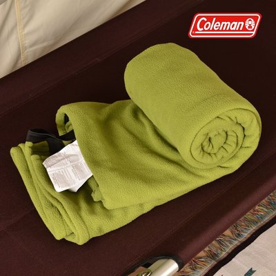 Coleman科勒曼抓絨睡袋戶外野營蓋毯搖粒絨被子內膽隔臟可機洗