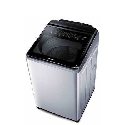 Panasonic 國際牌 17公斤 雙科技溫水ECO變頻IOT智能 直立不銹鋼洗衣機NA-V170LM-L(炫銀灰)