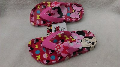 愛鞋子 迪士尼米奇米妮夾腳拖鞋 人字拖在台灣製
