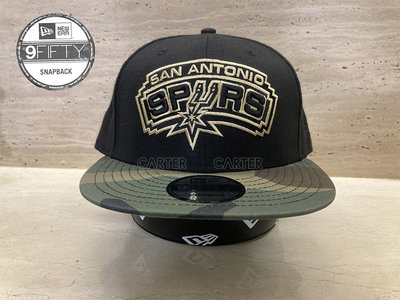 特價New Era x NBA San Antonio Spurs CamoVisor 9Fifty美職籃馬刺迷彩棒球帽