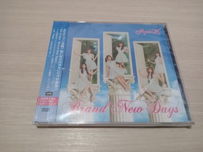 CD+DVD【未拆封】Apink Brand New Days 外殼裂痕