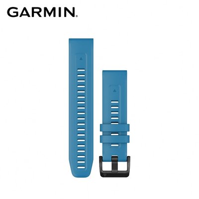 @竹北旗艦店@GARMIN QUICKFIT 22mm 卷雲藍矽膠錶帶