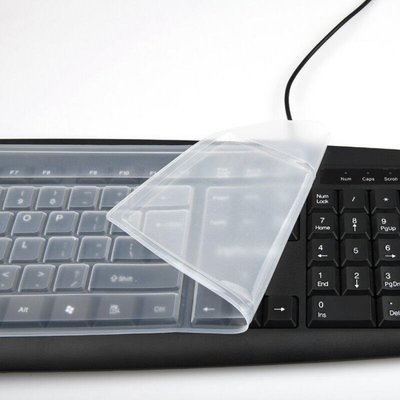 缺~109鍵PC桌上型電腦 通用鍵盤保護膜 鍵盤蓋 鍵盤膜 台式鍵盤保護模【DA350】