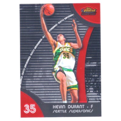 (RC) “KD” Kevin Durant 漲瘋的Topps Finest Rookie系列新人RC金屬卡 2007-08