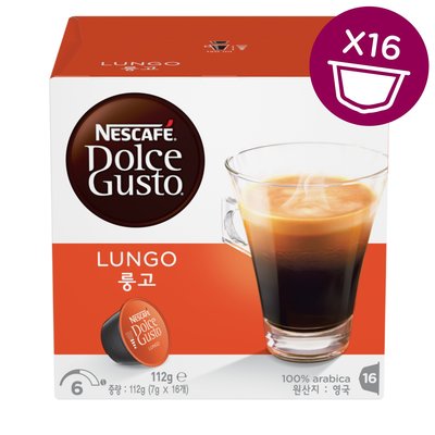 (全新未拆封)雀巢 Nescafe Dolce Gusto 美式濃黑咖啡膠囊 咖啡膠囊一盒(每盒共16杯入)