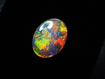 澳洲黑蛋白石 opal 2.96克拉 稀有珍貴 天然無處理【Texture &amp; Nobleness 低調與奢華】