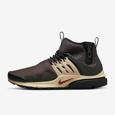 NIKE 休閒鞋 運動鞋 AIR PRESTO MID UTILITY 男 DC8751200 咖啡色 現貨【雅妤潮鞋】