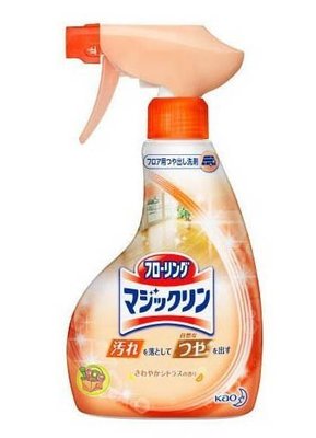 【JPGO】日本進口 kao花王 地板清潔劑噴霧 400ml~柑橘香 #944
