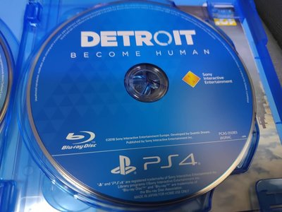 PS4遊戲 中文版 底特律 變人 全新遊戲光碟 只有光碟