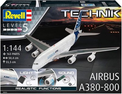 Revell Technik Airbus A380-800 1:144 空中巴士 聲光版~請詢問庫存