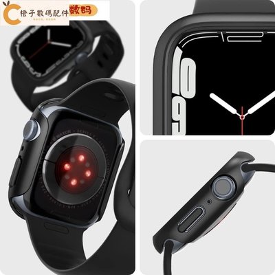 Spigen 保護殼適用於 Apple Watch ultra 49mm蘋果手表 8 7 SE 6 5 4 保護殼[橙子數碼配件]