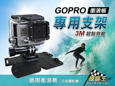 破盤王/台南 GoPro HERO4、HERO3、HERO2、G8800~行車支架~極限運動/沖浪板/滑板/滑雪板/風帆