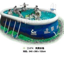 INPHIC-洗澡池充氣游泳池浴池釣魚池遊戲池豪華超大英網水池
