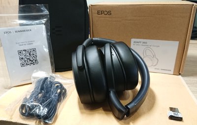 全新原廠原裝 2年保固 EPOS | SENNHEISER森海塞爾ADAPT 360頭戴耳罩式主動降噪雙耳藍芽耳機
