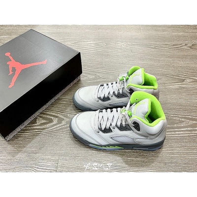 Air Jordan 5 Green Bean 灰綠 反光 DM9014-003【米思商店】