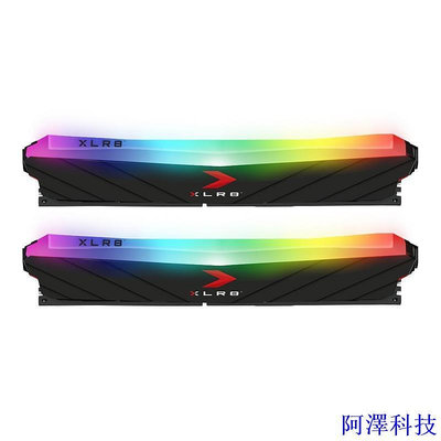 安東科技內存 RAM 電腦 PNY XLR8 RGB 黑色 32GB 2x16GB DDR4 3200mhz