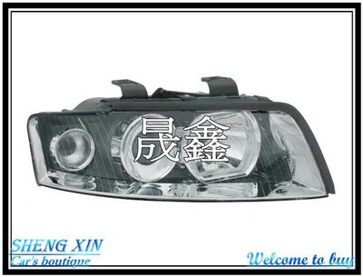 《晟鑫》全新 奧迪 A4 AUDI 8E B6 01~04年 原廠型 魚眼 鹵素版 H7規格 大燈 一組價格