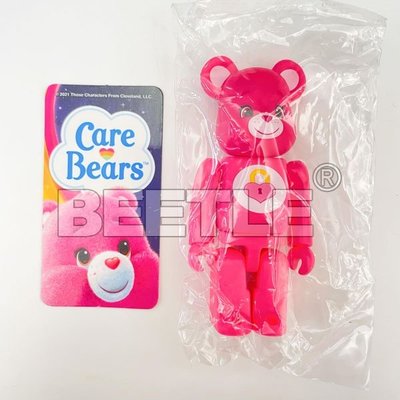 BEETLE BE@RBRICK S43 盒抽 隱藏版 CAREBEARS 粉色 天氣熊 愛心熊 庫柏力克熊 100%