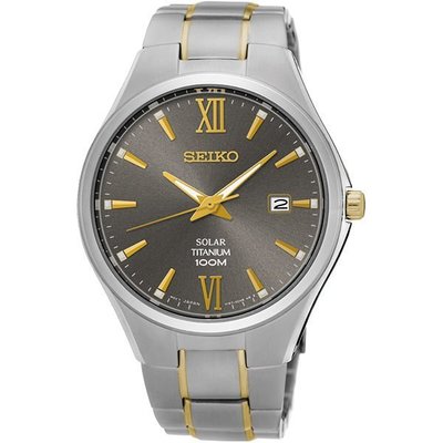 SEIKO 太陽能SOLAR 純鈦男錶-SNE409P1☆公司貨V157-0BB0KS