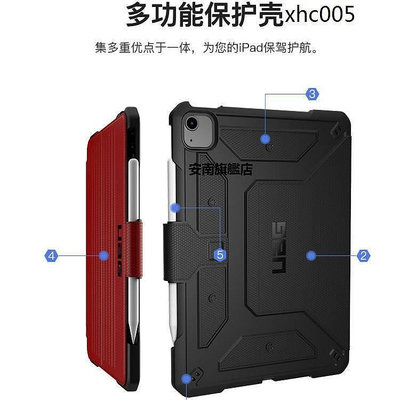 【熱賣下殺價】（） UAG適用於2021新款ipad Pro 11寸防摔平板保護套硬殼帶筆槽10.9寸