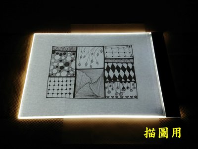台灣製造 有現貨 快速出貨~A4 USB LED 光桌 燈板 透寫台 拷貝台 描圖 動漫 素描 書法 刺青 紋身