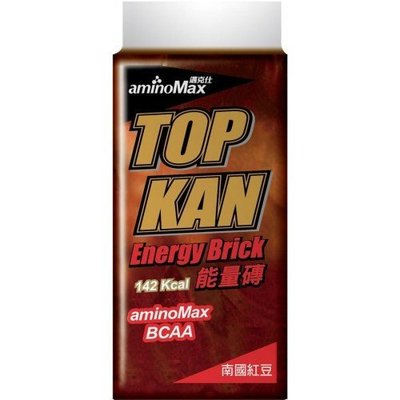 AminoMax邁克仕 TOP KAN Energy Brick 能量磚 南國紅豆 50g/1個