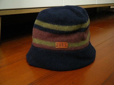 日本製 DAKS 條紋毛帽 ( size: M /  57 cm )