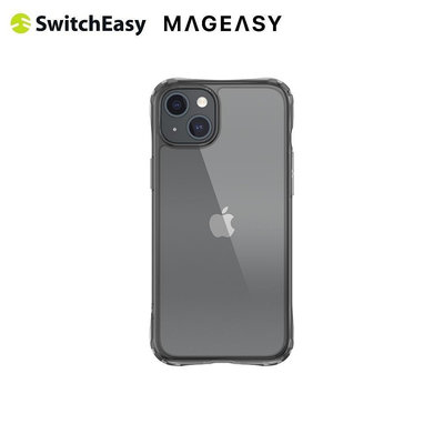 SwitchEasy ALOS iPhone 15 6.1吋 超軍規防摔透黑保護殼