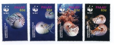 （10/19～10/31外出暫停買賣） 2006 Palau發行鸚鵡螺郵票，眼睛像鸚鵡