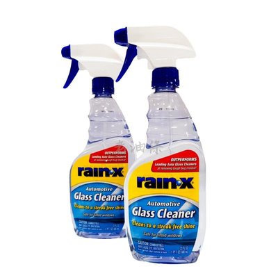 【老油條】RAIN-X 潤克斯 完美透亮 玻璃清潔 RAINX 清潔劑 玻璃清潔劑 #30018