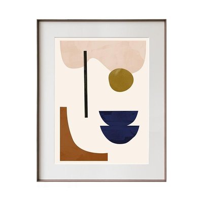 【熱賣精選】 JIAN加安莫蘭迪抽象裝飾畫客廳簡約現代抽象藝術掛畫輕奢餐廳壁畫