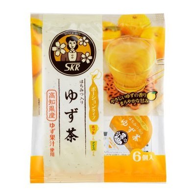 芭比日貨~*日本製 高知濃縮蜂蜜柚子茶膠囊 6顆入 預購