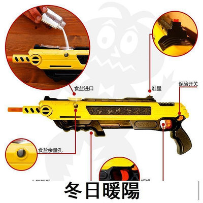 正品saltpowergun3.0滅蚊滅蠅 槍鹽巴散彈槍 打蒼蠅槍 兒童創意玩具槍