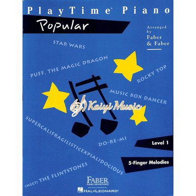 ♫Kaiyi Music♫芬貝爾 流行樂譜 第1級Faber Playtime Popular Book Level 1