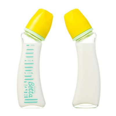 【FuYi-House】日本Betta-Jewel-G1-200ml -玻璃奶瓶-限量款-黃蓋