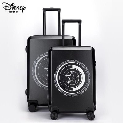 迪士尼兒童拉桿箱20寸靜音萬向輪卡通男女旅行箱大容量學生行李箱