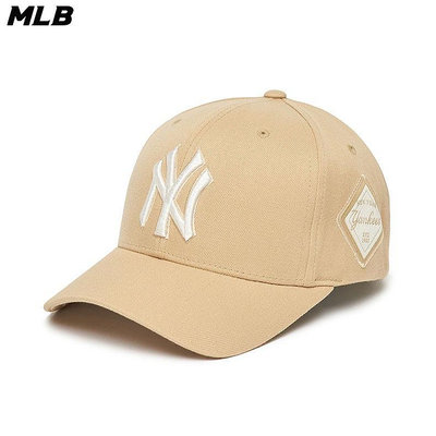 MLB 棒球帽 可調式硬頂菱標 紐約洋基隊 (3ACP8501N-50BGS)