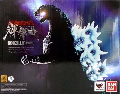 日本正版 萬代 S.H.MonsterArts SHM 輝響曲 哥吉拉 1989 模型 公仔 日本代購