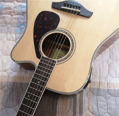 吉他雅馬哈單板電箱吉他二手吉他FGX820C庫存YAMAHA41寸FX800C