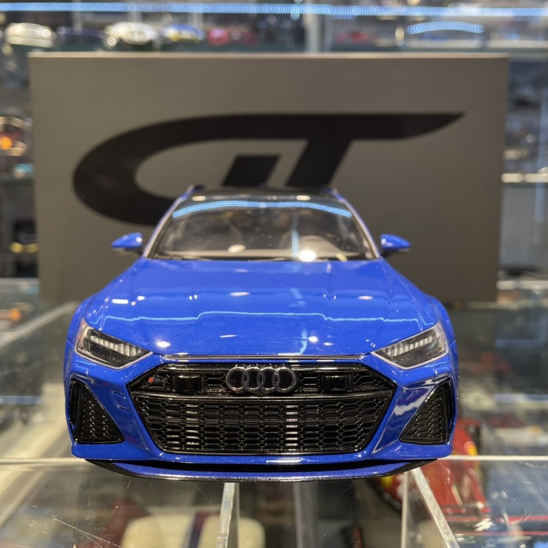 吉華科技@ 1/18 GT SPIRIT GT854 Audi RS 6 (C8) Avant Tribute Blue