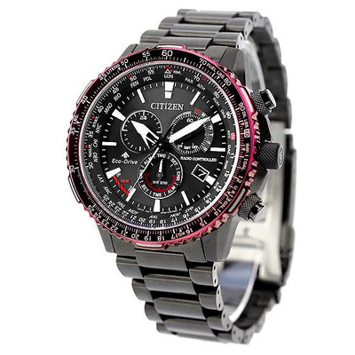 預購 CITIZEN CB5009-55E 星辰錶 46mm PROMASTER 光動能 電波 黑色面盤 不鏽鋼錶帶 男錶